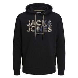 Jack And Jones Mens James Hoodie / Black